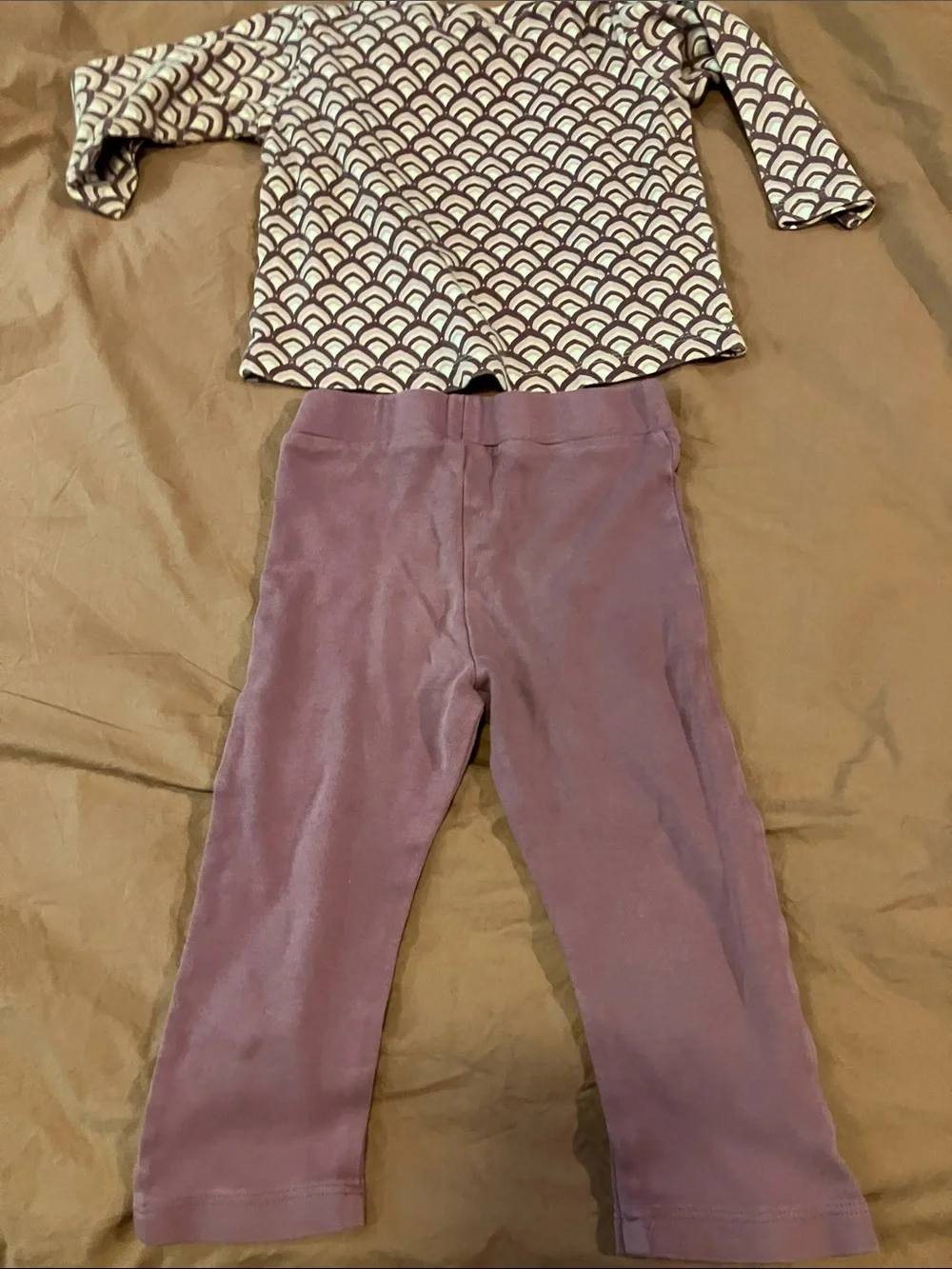 kate quinn Purple Patterned Long-Sleeve set for 2T